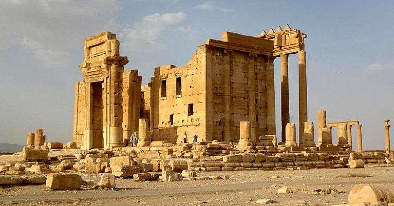 Temple of Bel in Palmyra before it was demolished with exp[losives by ISIS rebels. Check out our ancestral story of Palmyra warrior queen.