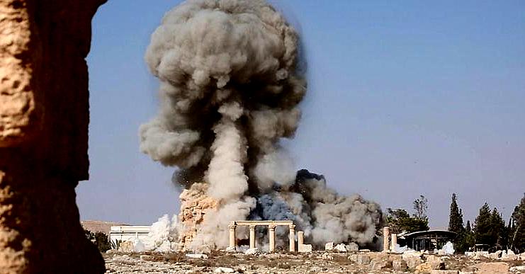 ISIS forces demolish the "pagan" Temple of Bel in Palmyra, Syria. Check out our ancestral story of Palmyra warrior queen.