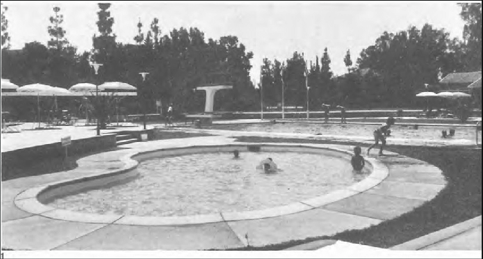 Bombed out of Cyprus - Swimming pool at Ledra Palace Hotel before Turkish invasion.